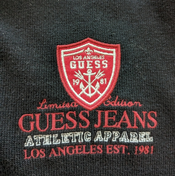 EUC Guess Cotton Knit Zipup - Picture 4 of 9